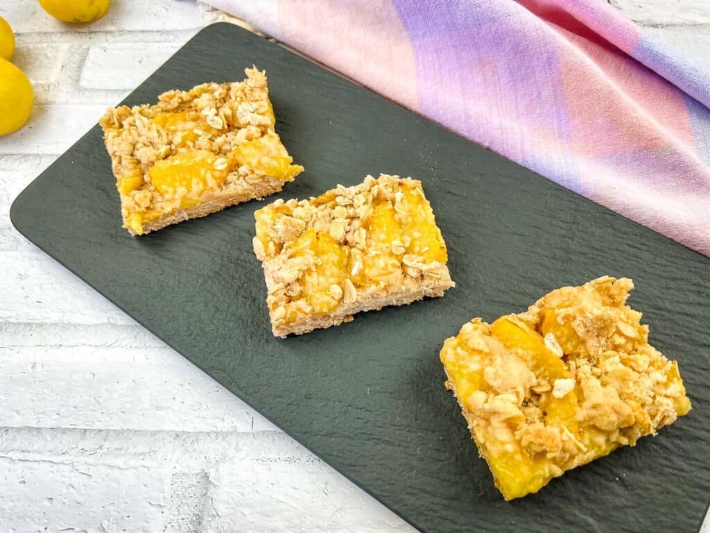 Yellow Plum Crumble Bars - Bake What You Love